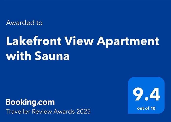 アパート Lakefront View With Sauna