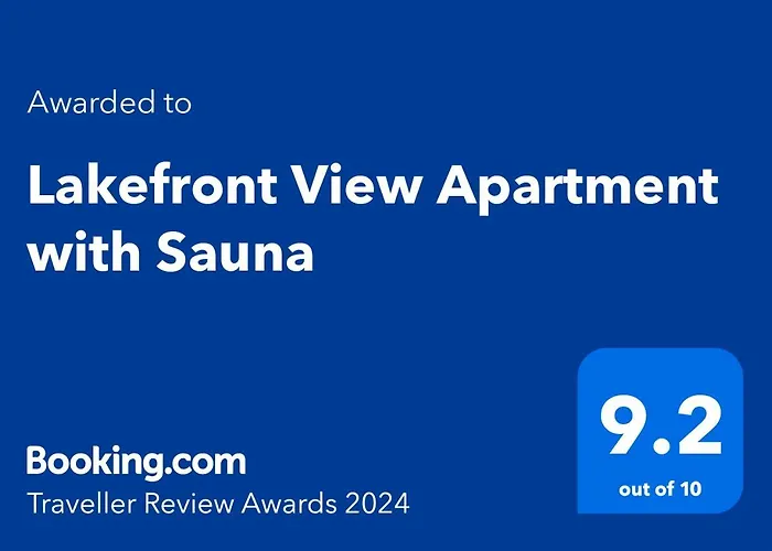 Lakefront View With Sauna *